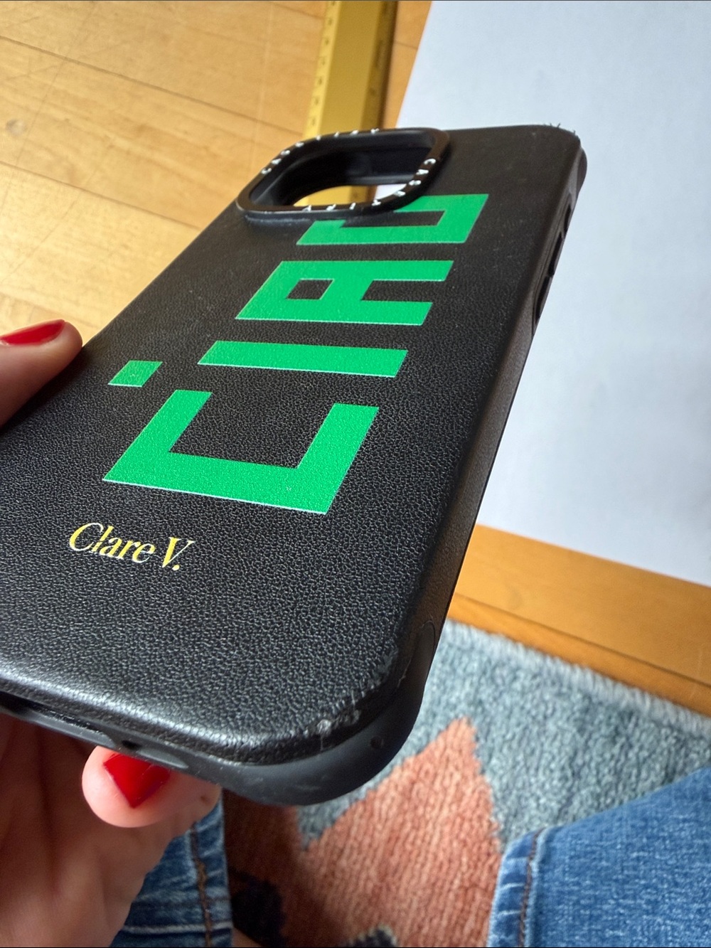 Clare V Black iPhone 16pro Case - Picture 3 of 6